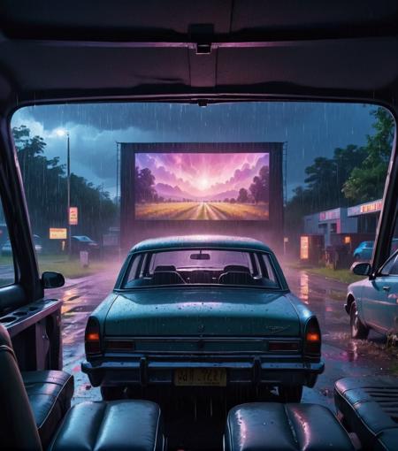 00688-[number]-3879825150-Dreamyvibes artstyle, rains pouring down seen through the window of a car parked at a (drive-in movie theater w_ a movie playing.png